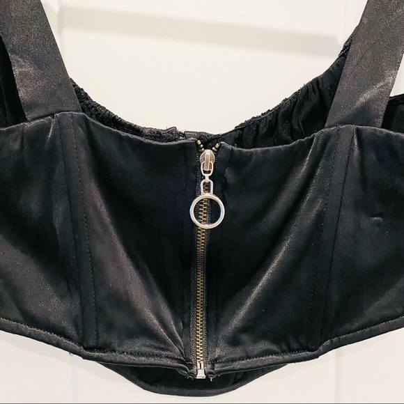 ZARA Corset Style Cropped Top (Size S) - Picture 7 of 7